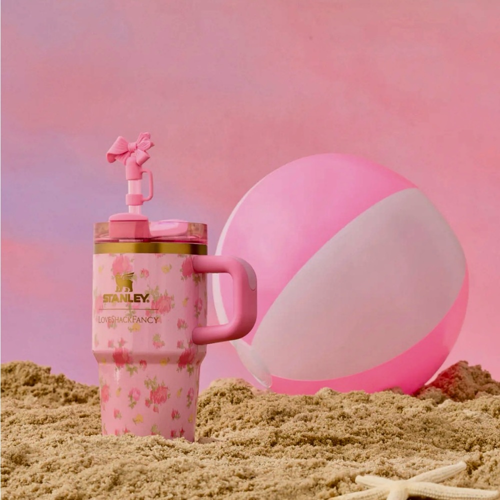 Stanley x LoveShackFancy 20oz FlowState Tumbler “Ibiza Sunset” 🌅 🎀💕 - Picture 2 of 5